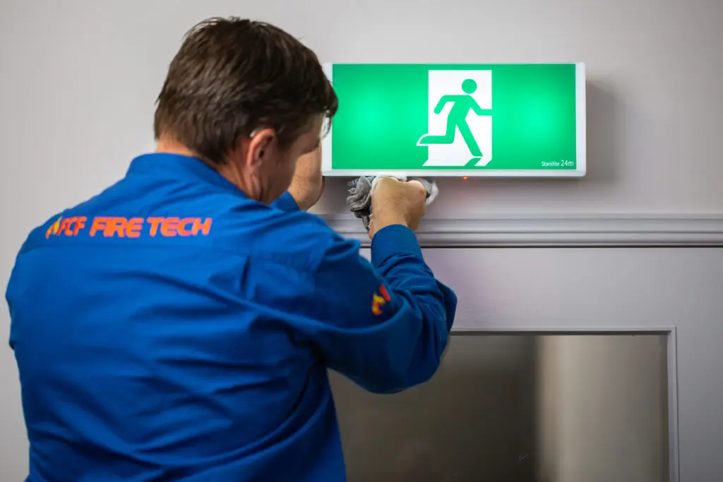 emergency and exit light