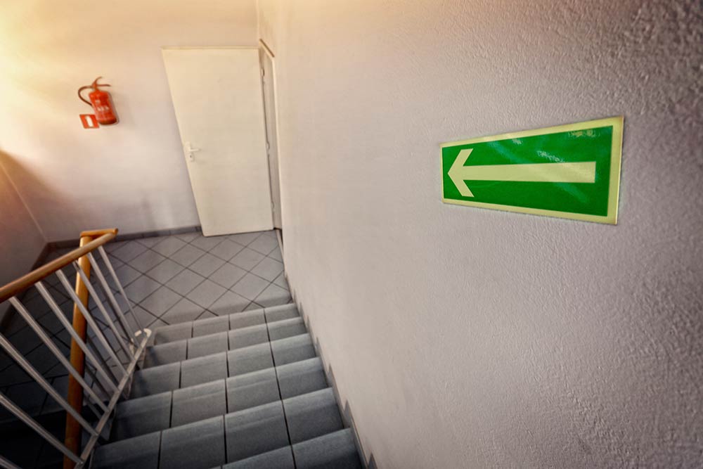 emergency exit lights